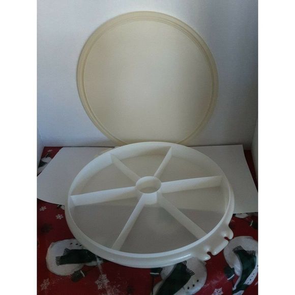 Tupperware Kitchen Vintage Tupperware 459 White Divided Serving